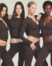 WEARING MATCHING SETS