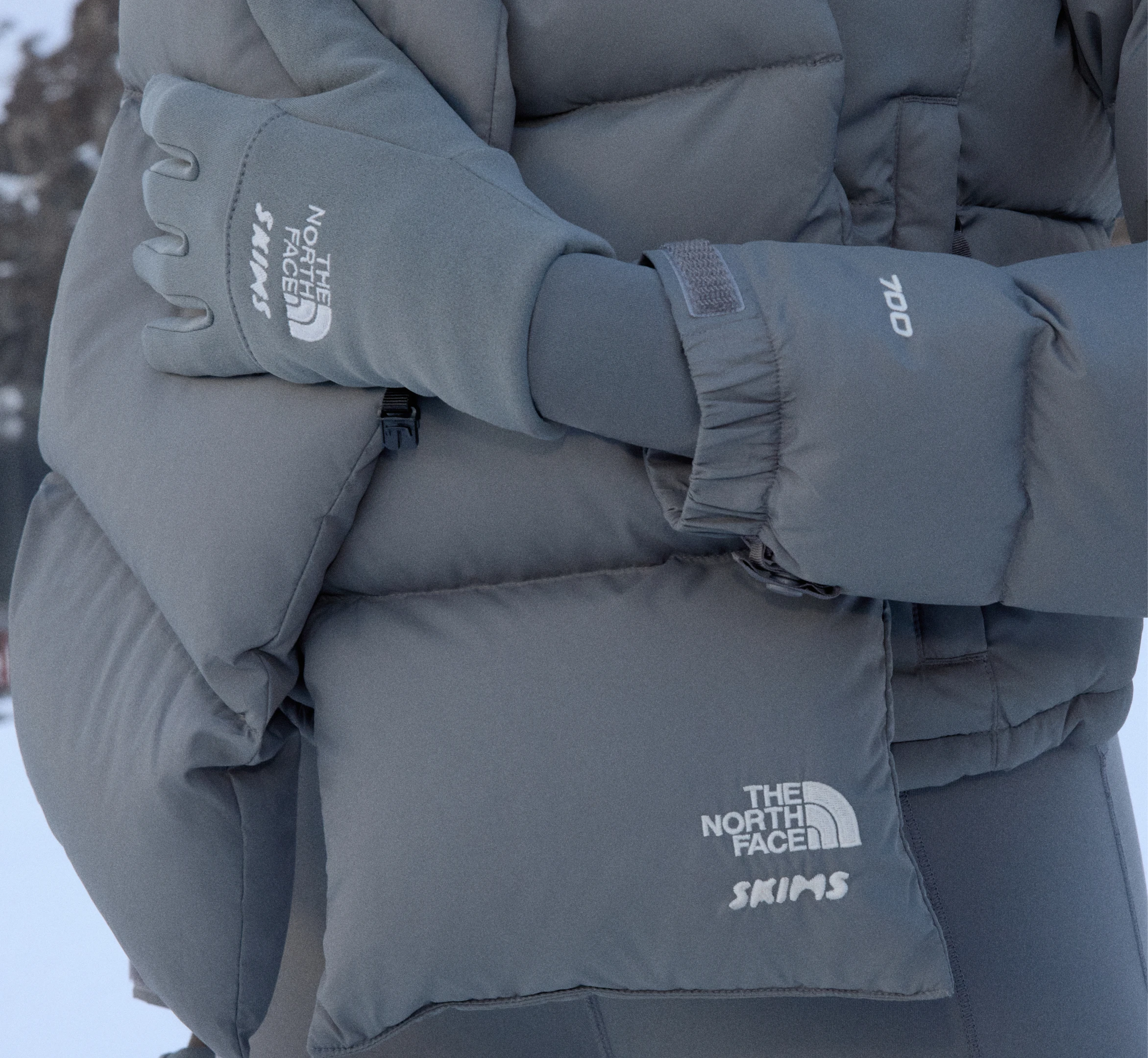 THE NORTH FACE X SKIMS NUPTSE SCARF | ONYX | SKIMS