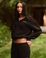 Cottton Fleece On Model