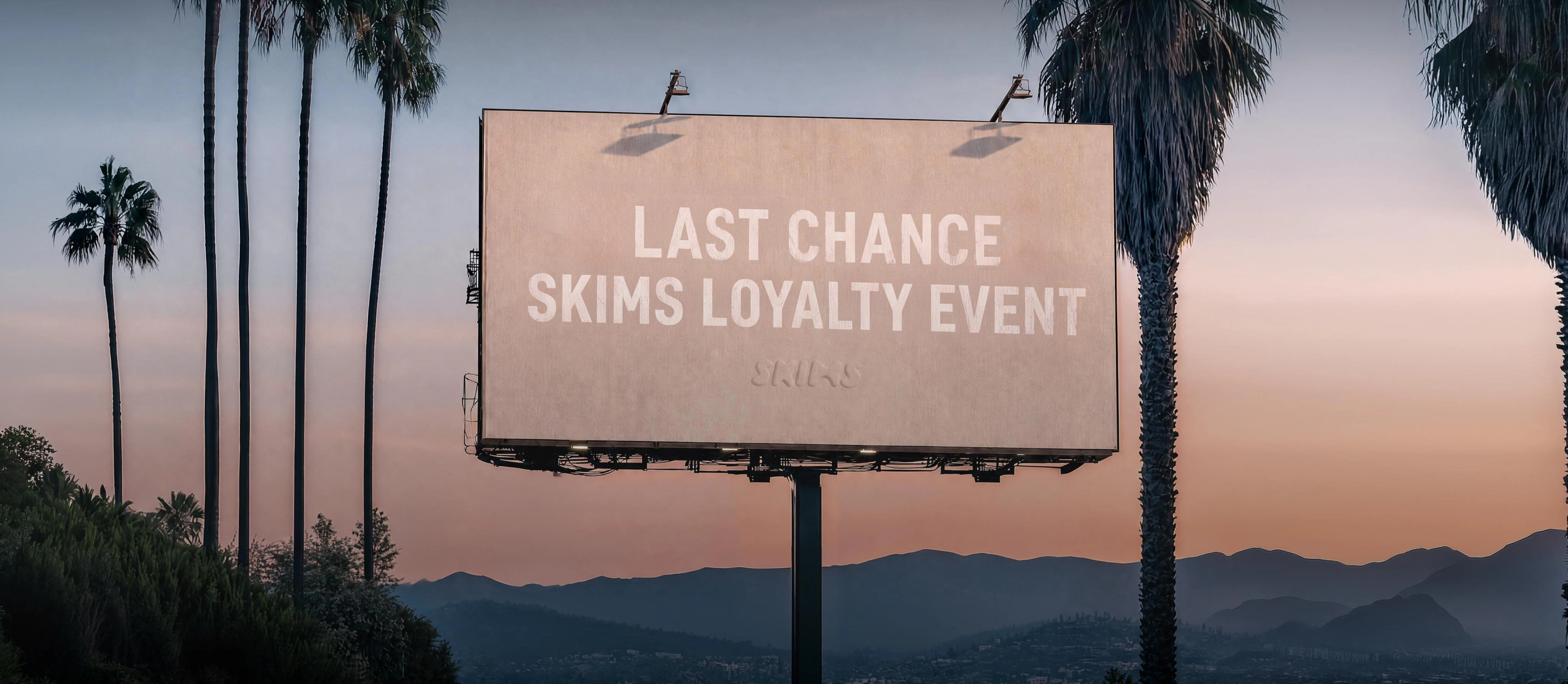 ENDS TODAY: 25% OFF EXCLUSIVELY FOR SKIMS REWARDS MEMBERS