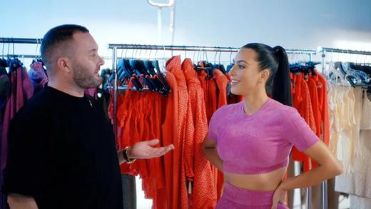 Kim Jones and Kim Kardashian on FENDI x SKIMS