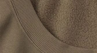 A FABRIC SWATCH OF SKIMS FLEECE LOUNGE  