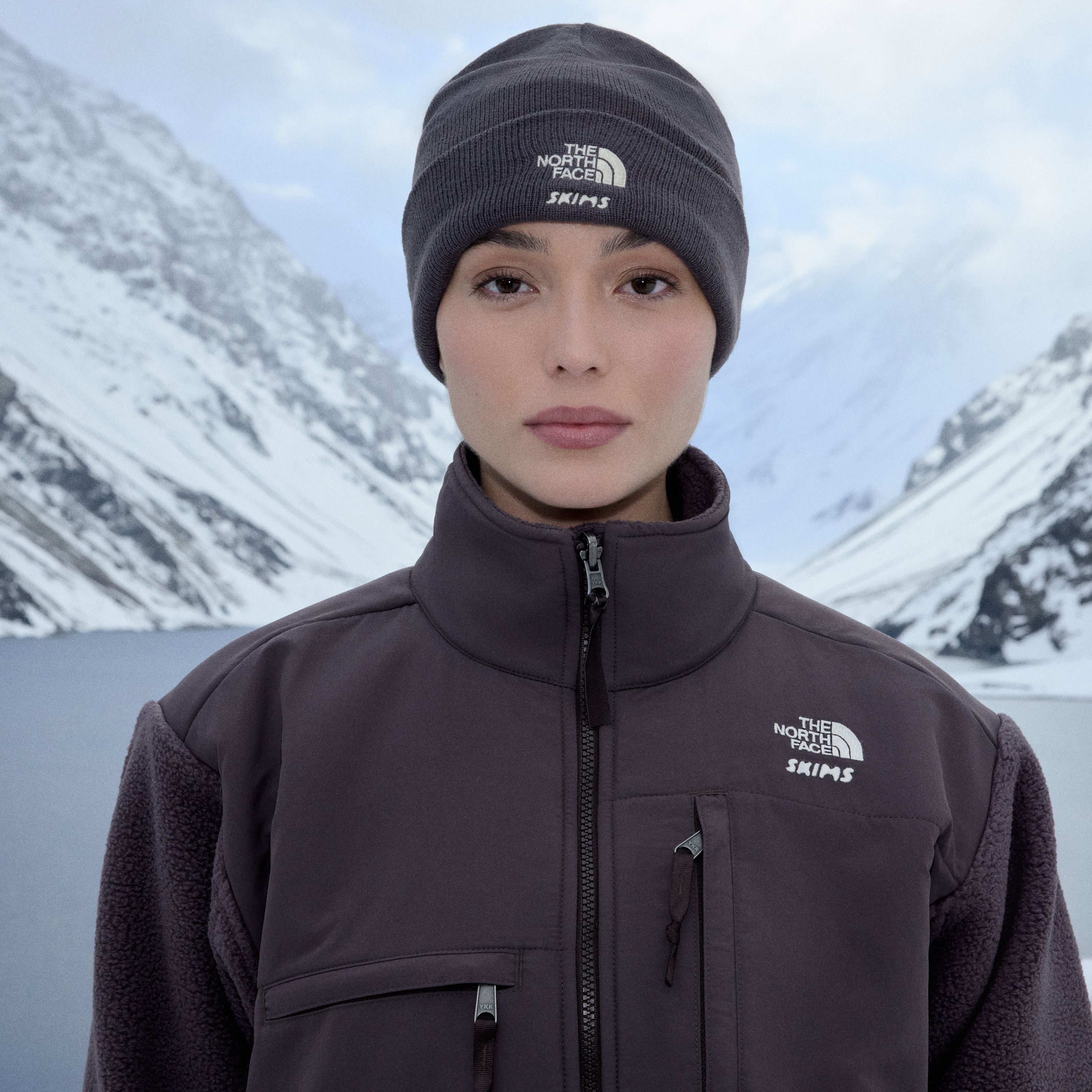 THE NORTH FACE X SKIMS 1995 DENALI FLEECE JACKET | ONYX | SKIMS